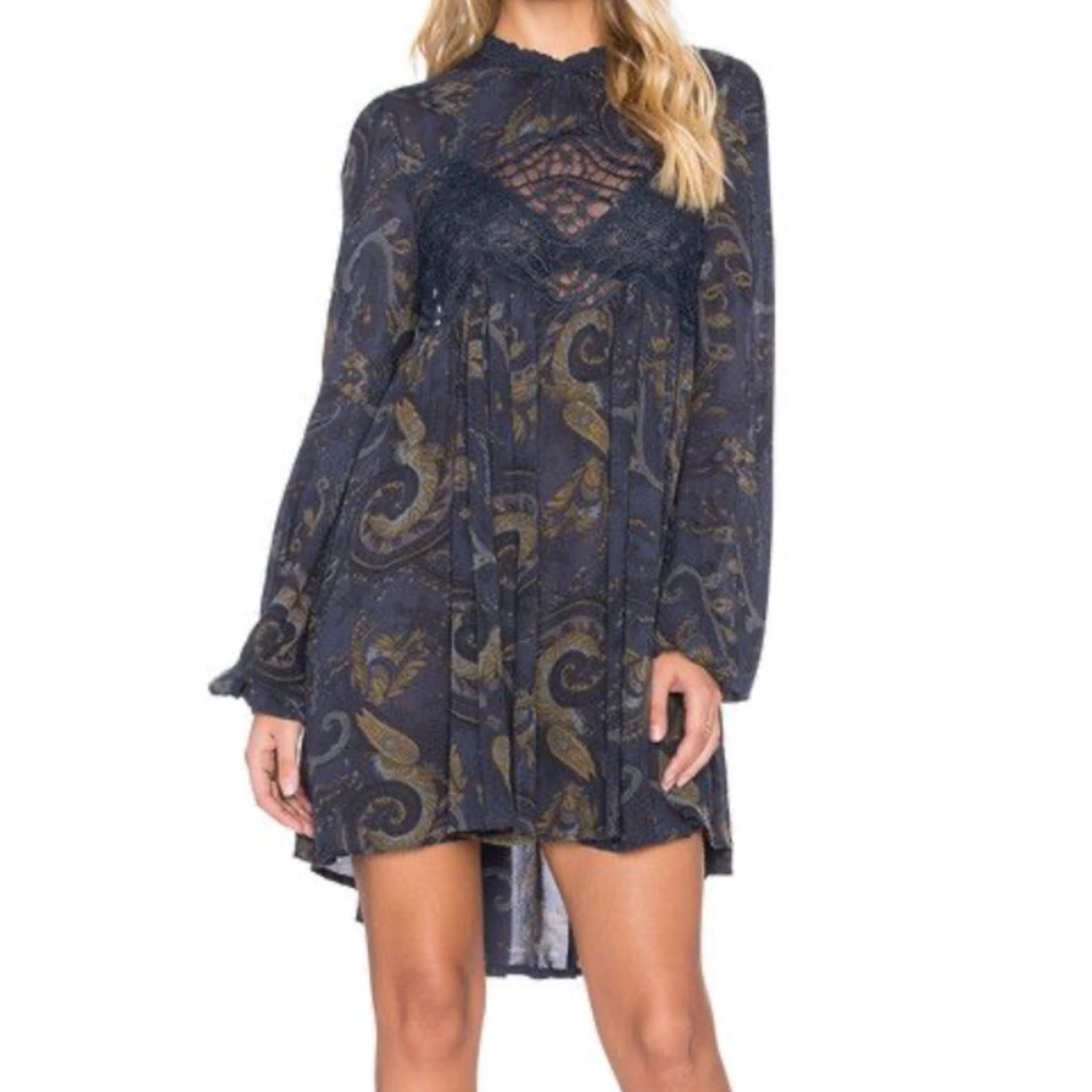 Free People Sweet Thing Lace Boho Dress